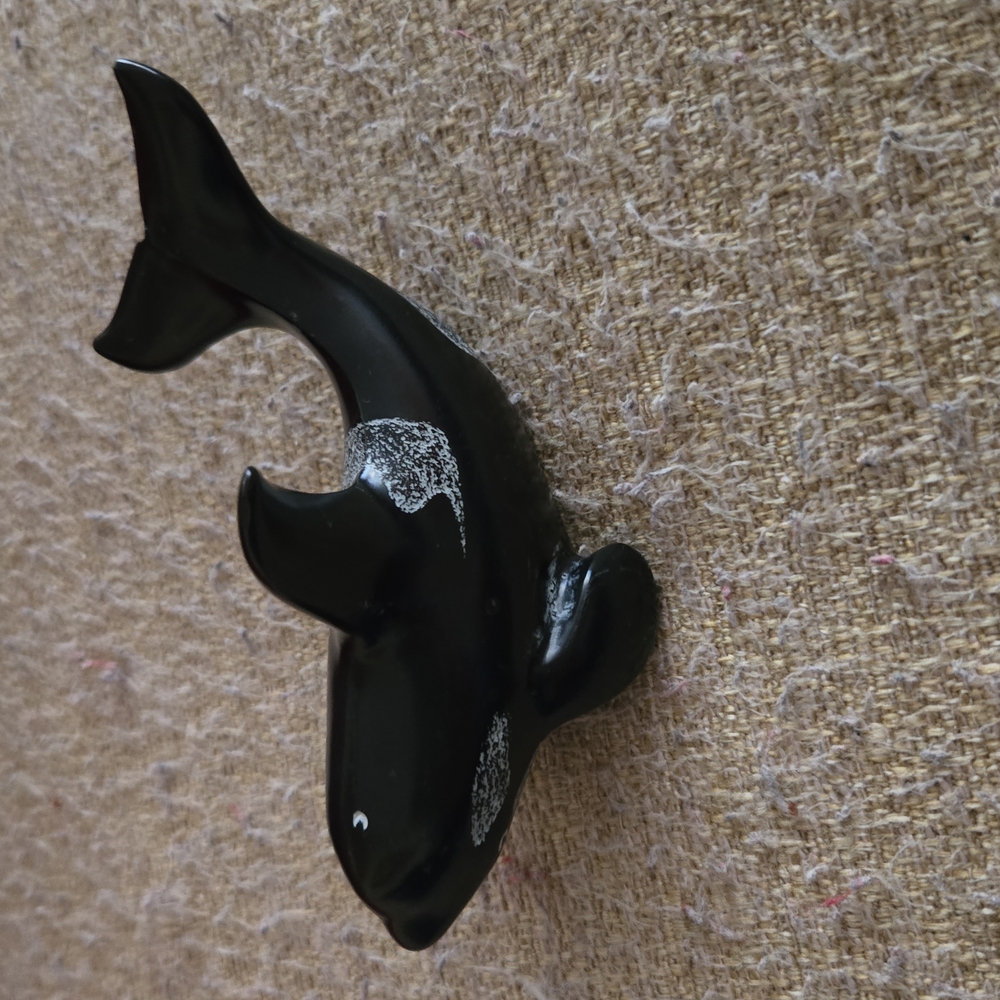 Black and White Fish Decor